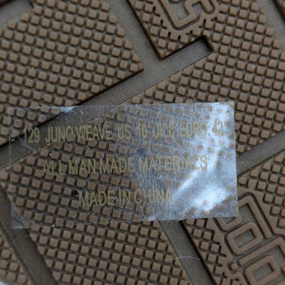 Flojos Juno Waeve Sandals Raffia Strap Multicolor Womens Size US10 - Picture 8 of 10